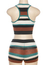 Bree Striped Short Set