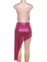 Front Row Shimmering Skirt Set