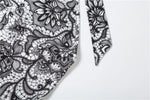 Valencia Lace Print Jumpsuit