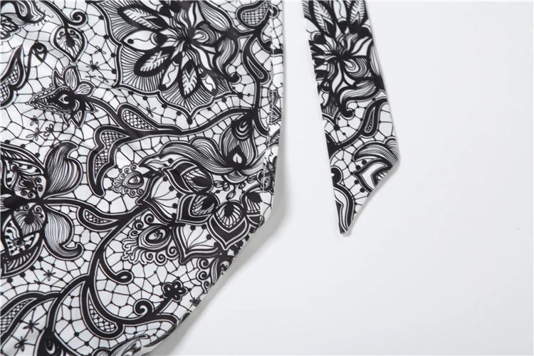 Valencia Lace Print Jumpsuit