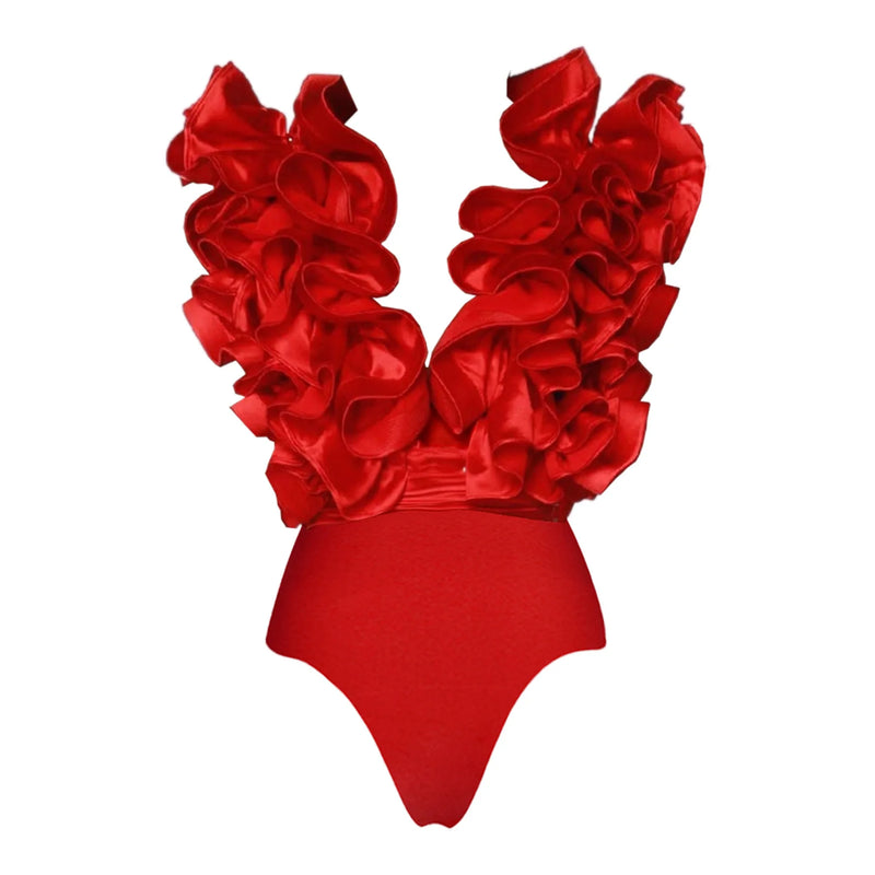 Calista Ruffle Luxe Swim Set