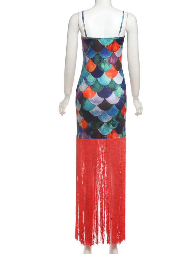 Capri Fringe Maxi