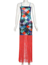 Capri Fringe Maxi