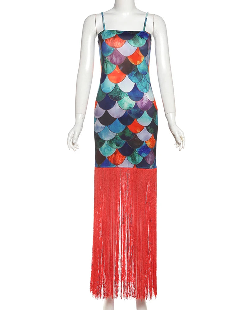 Capri Fringe Maxi