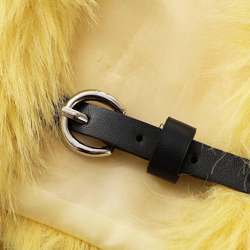 Milan Furry Crop Vest