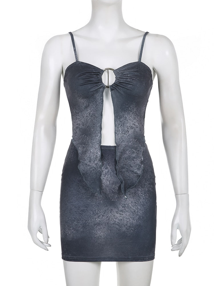 Mercury Two Piece Skirt Set
