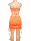 Stella Velvet Two Piece Skirt Set