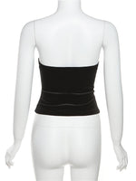 Mila Lace Up Corset Vest