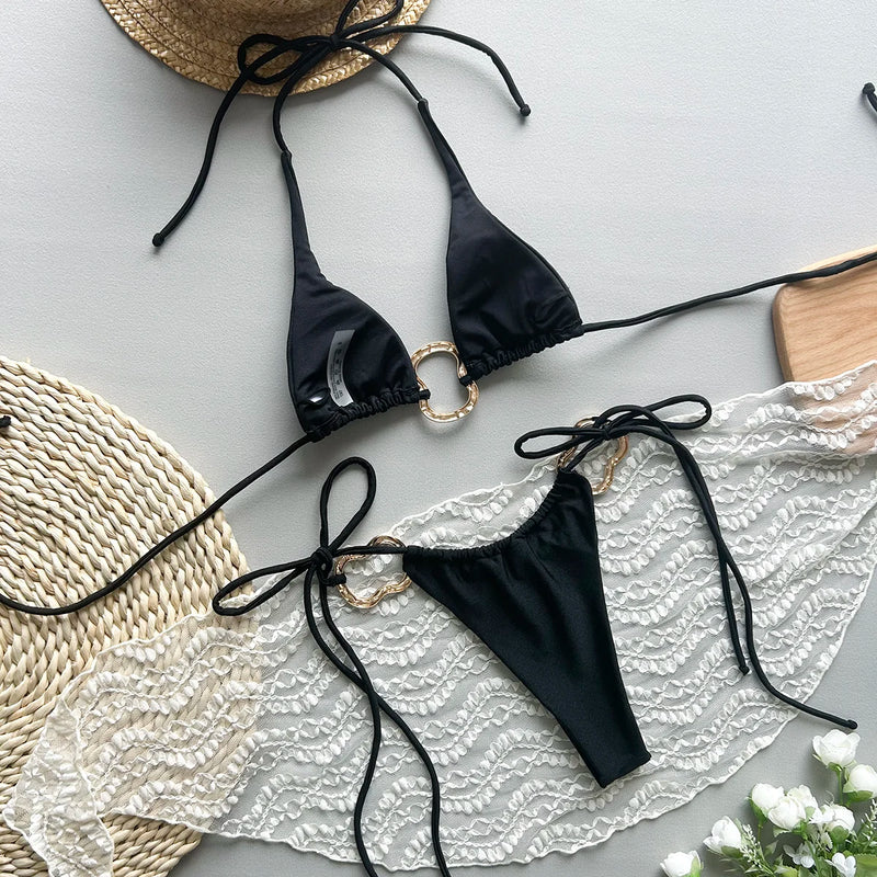 Isla Metal Detail Bikini
