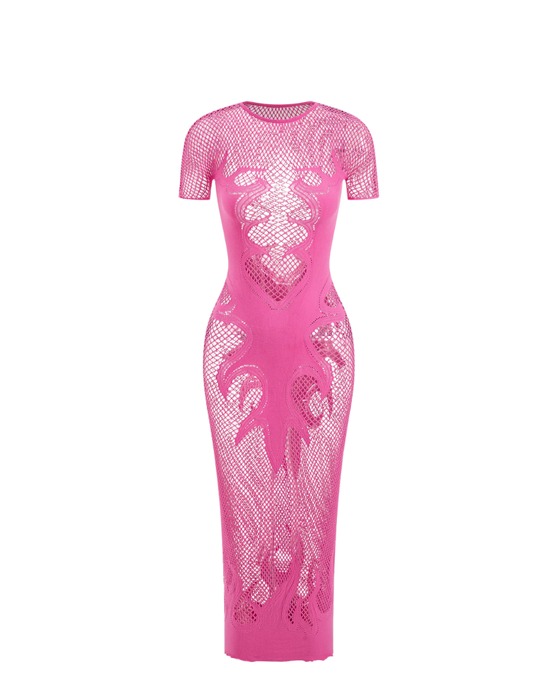 Inferno Mesh Dress