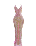 Celeste Rhinestone Gown