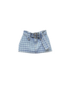 Denim Houndstooth Mini Skort