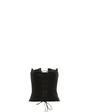 Mila Lace Up Corset Vest