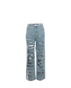 Halle Distressed Denim Boyfriend Jeans