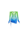 Mesh Ombre Mini Dress