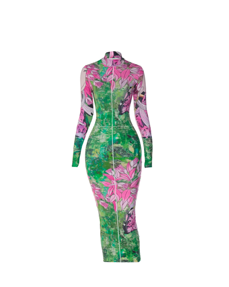 Botanical Midi Dress
