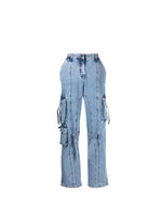 Talia Denim Cargo Pant