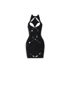 Diamond Cut Out Mini Dress