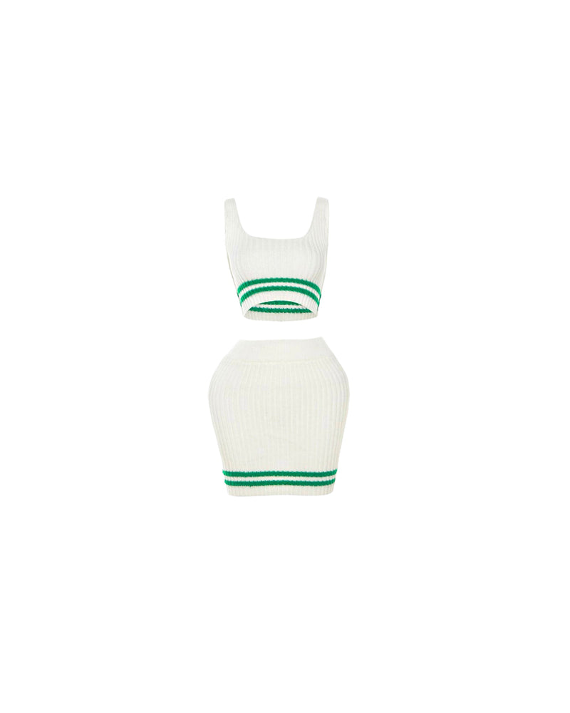 Sporty Babe Knit Two Piece