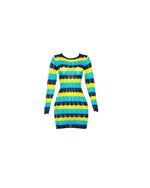 Cali Girl Knit Striped Mini