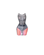 Nora Illusion Mesh Two Piece