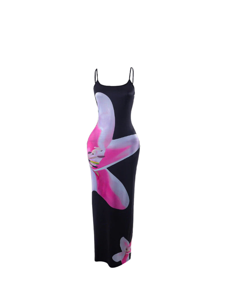 Floral Print Maxi Dress