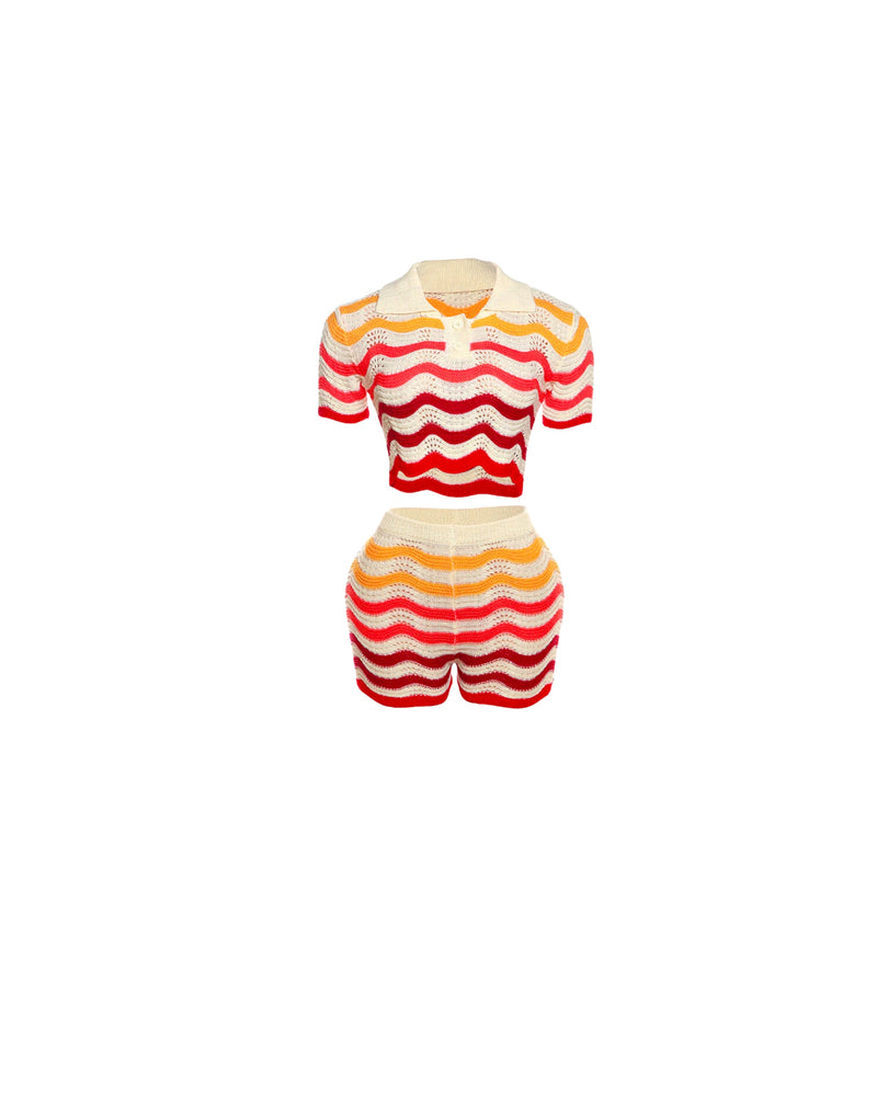 Hollywood Knit Short Set