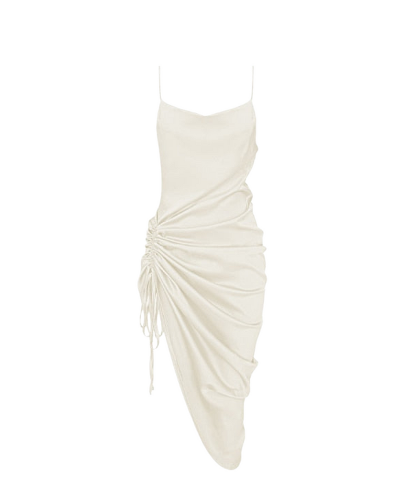 Draped Slip Dress