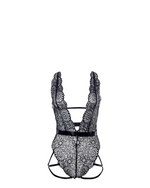 Deep V Lace Bodysuit