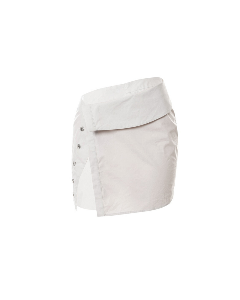 Snap Button Skirt
