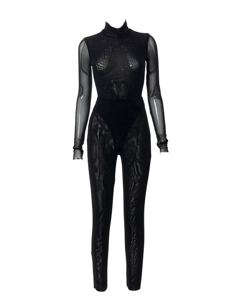 Basic Mesh Two Piece Set