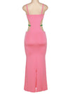 Alana Color Block Maxi Dress