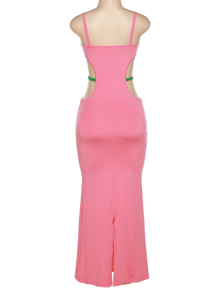 Alana Color Block Maxi Dress