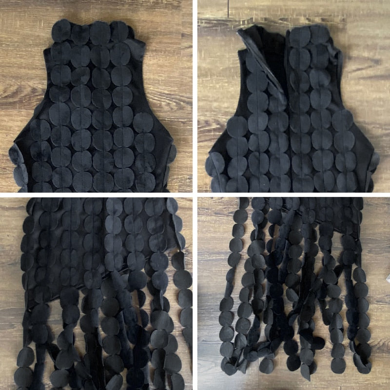 Tassel Asymmetrical Dress