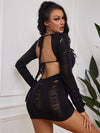 Hollow Out  Backless Mini