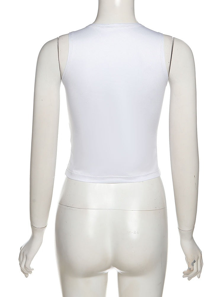 Retro 3D Body Art Tank Top