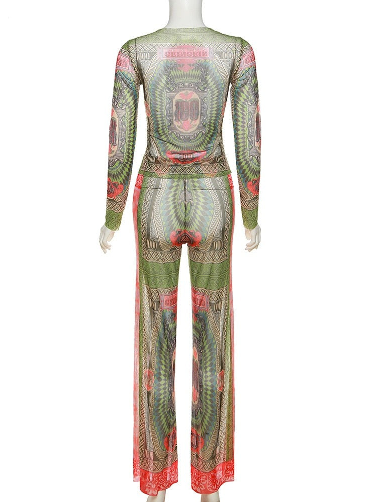Nia Mesh Two Piece Set