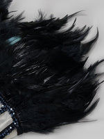 Amelia Feathered Corset Dress