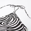 Geometric Striped Print Mini