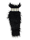Amelia Feathered Corset Dress