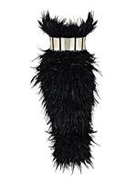 Amelia Feathered Corset Dress
