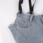 Kiya Denim Corset Top
