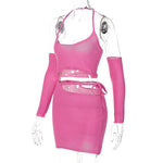 Kiara Halter Knit Set