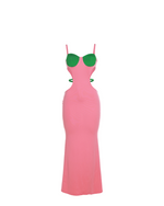 Alana Color Block Maxi Dress