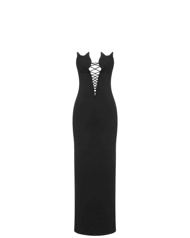 Janelle Lace Up Maxi