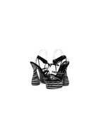 Bratty Crystal Chunky Heel