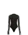 Mesh Patchwork Bodysuit