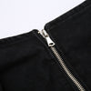 Buckle Denim Tube Top