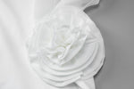White Ribbon Midi Dress
