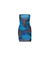 Strapless Abstract Mini